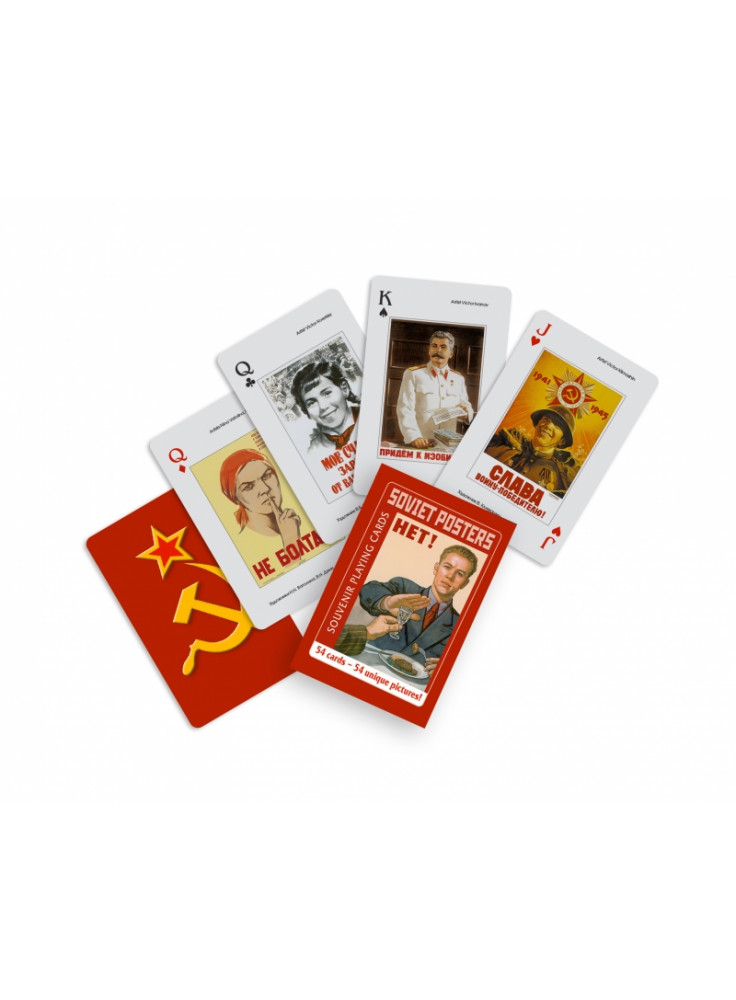 Russian Souvenir Playing Cards SOVIET POSTRES