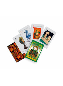 Russian Souvenir Playing Cards MATRYOSHKA NESTING DOLL GREEN