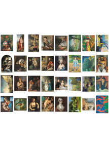 Russian Souvenir Postcards HERMITAGE Painting Masterpieces 32 pieces