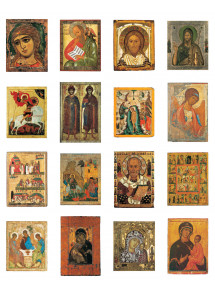 Russian Souvenir Postcards ICONS 16 pieces