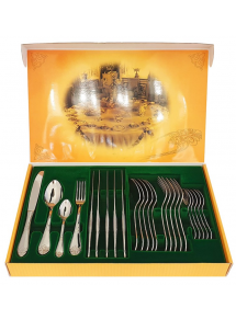 FLATWARE STAINLESS STEEL CUTLERY SET OF 24 PALACE