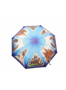 Umbrella Semi-Automatic Gift Souvenir Saint-Petersburg