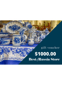 GIFT VAUCHER $1000.00 BEST OF RUSSIA STORE