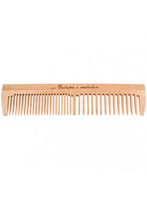 Russian Birch Wooden Detangling Comb Combo Toothed From Siberia With Love
