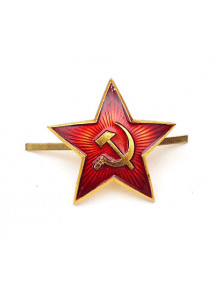 Russian REPLICA Soviet Military WWII Winter Bomber Hat White USHANKA Red Star